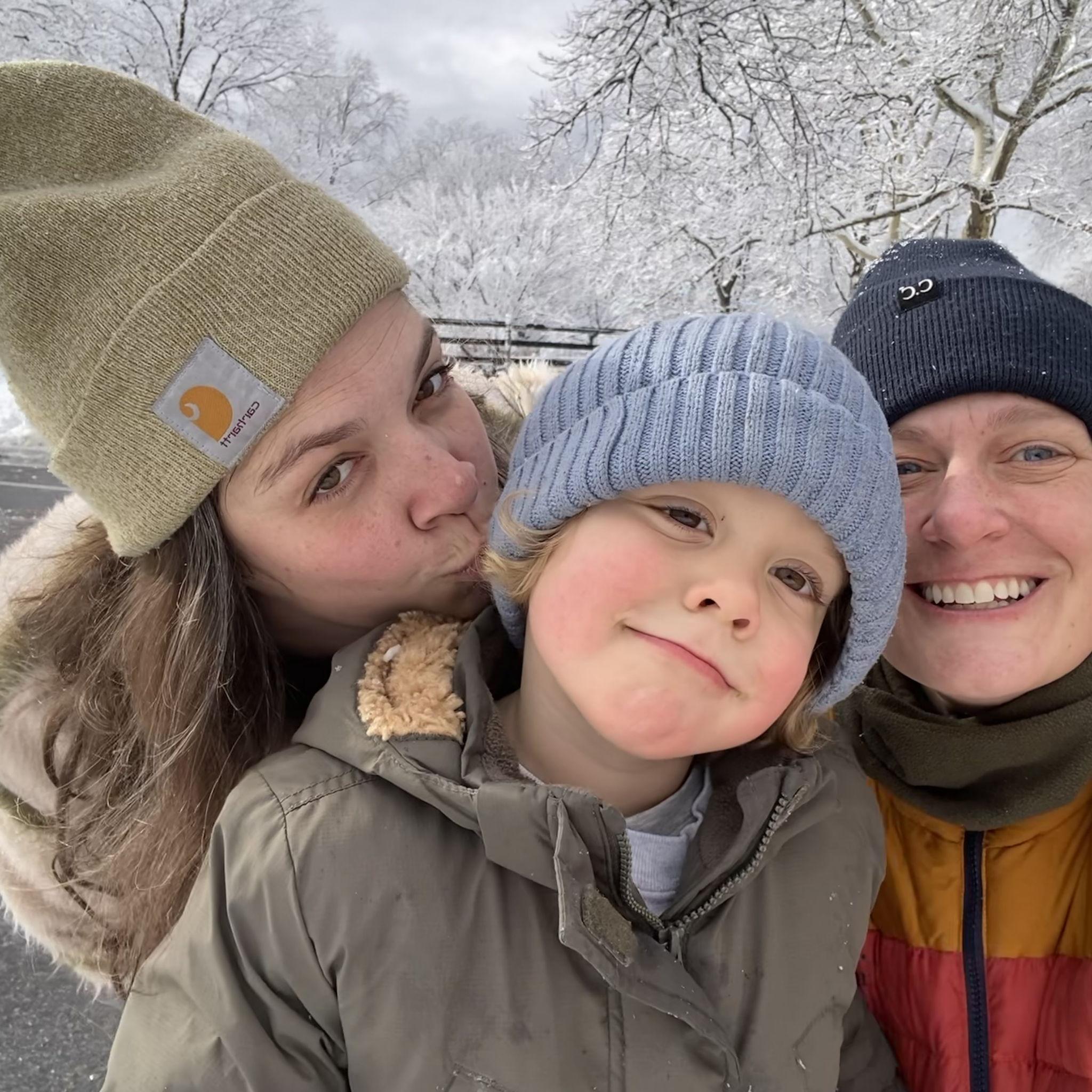 Growing while snowing