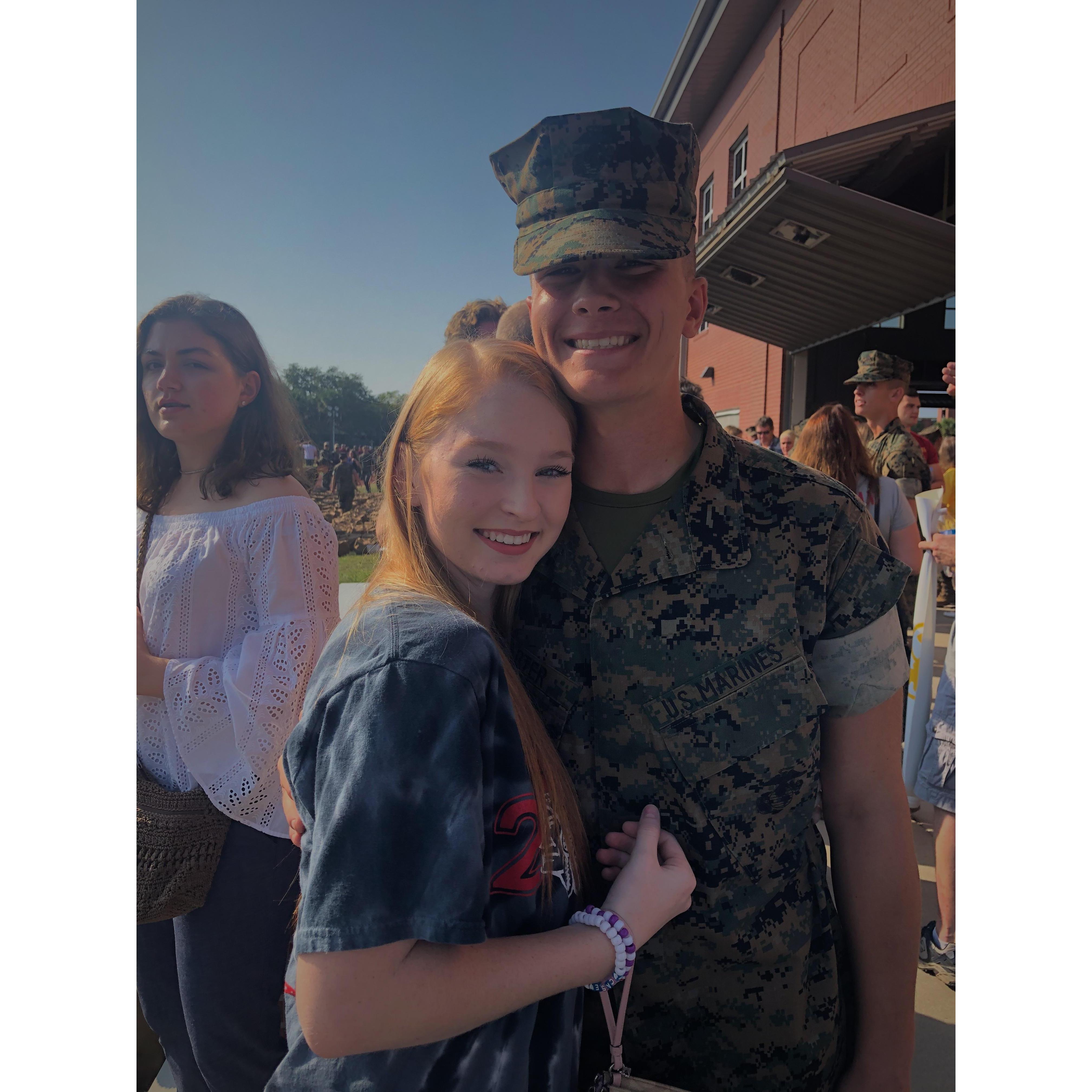 The day we got to see each other after three months