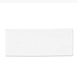 Classic Organic Loop Bath Mat, White, 24" x 64"