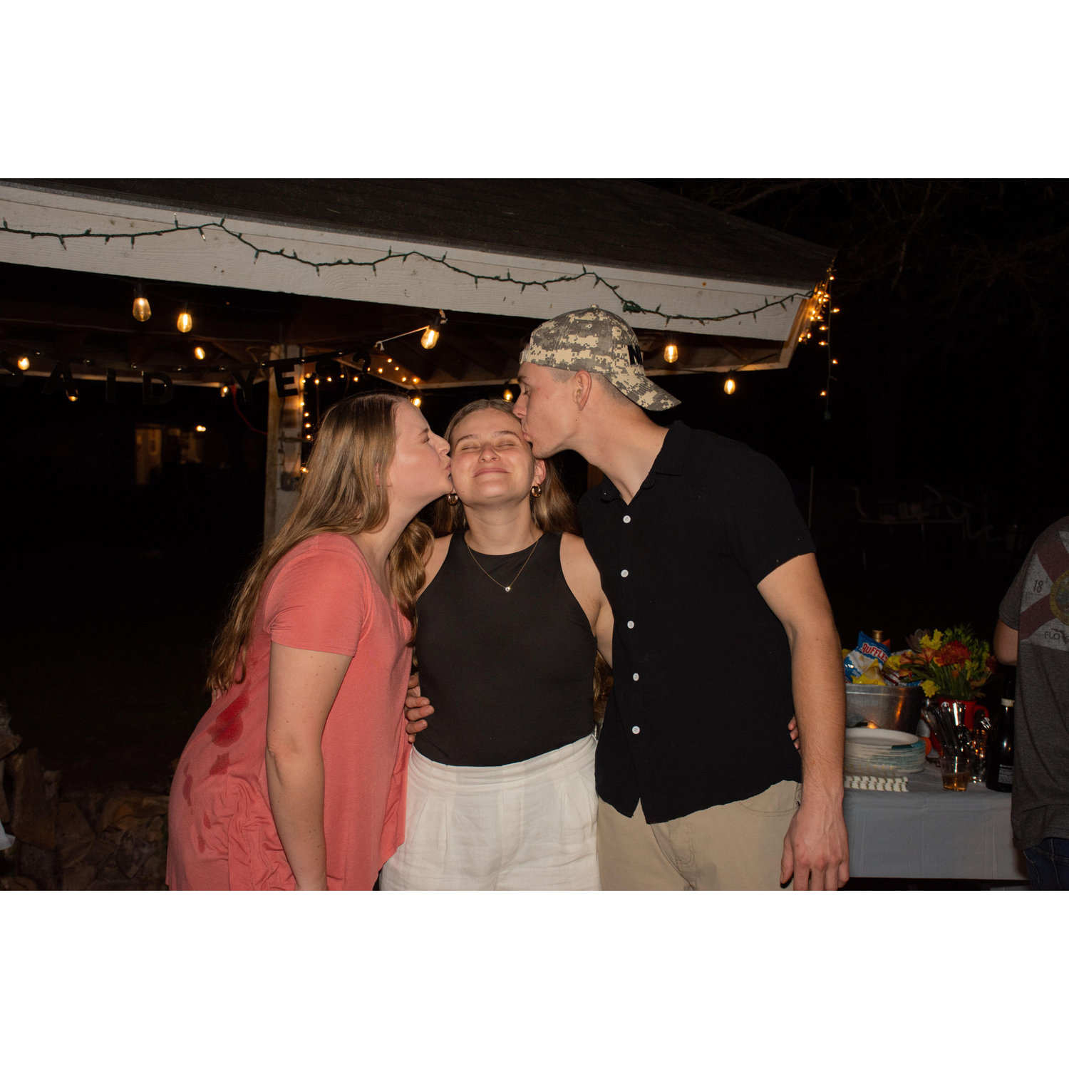 Memories from our surprise engagement party after Nick proposed on 10/22/22.