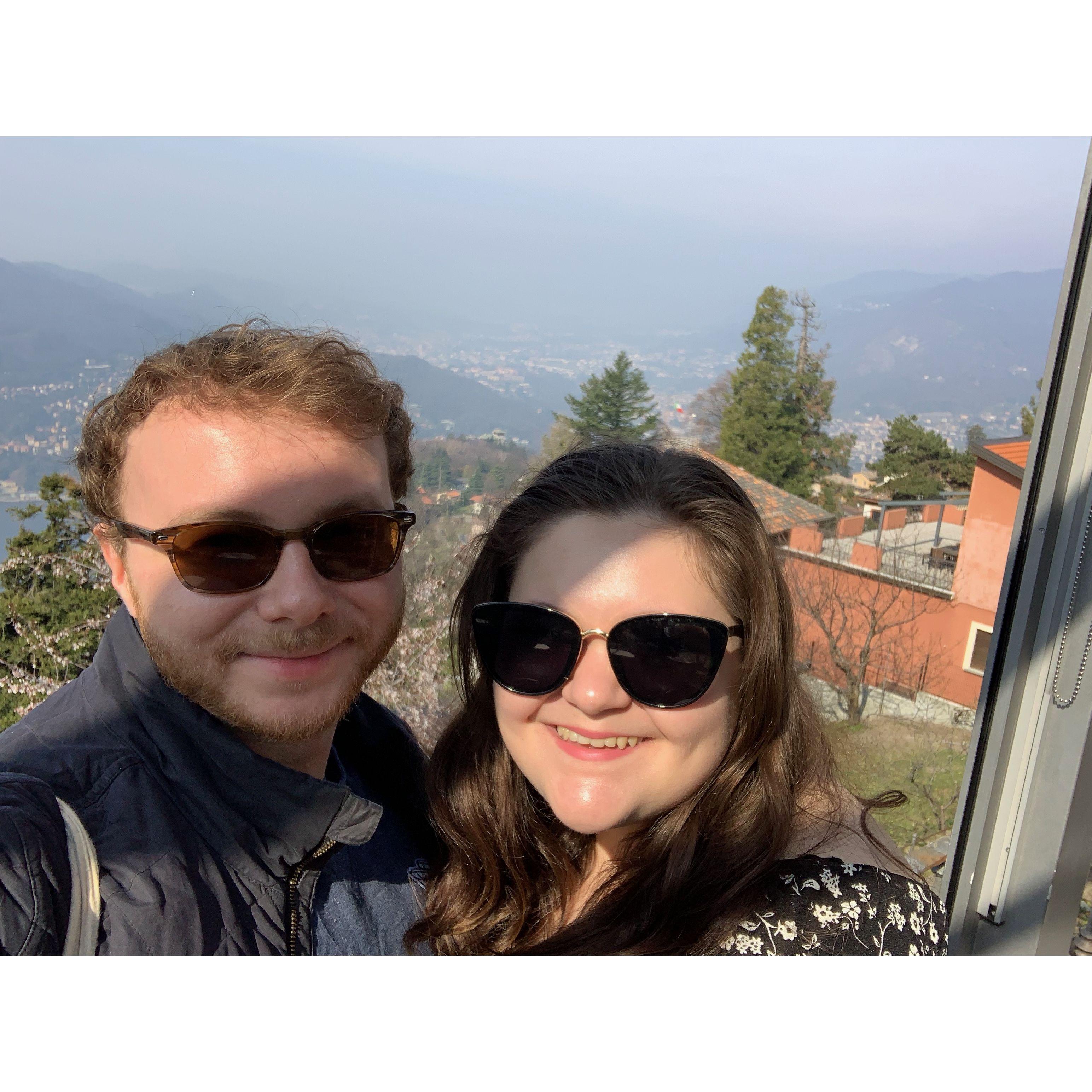 Mountain vistas in Lake Como: March 2023