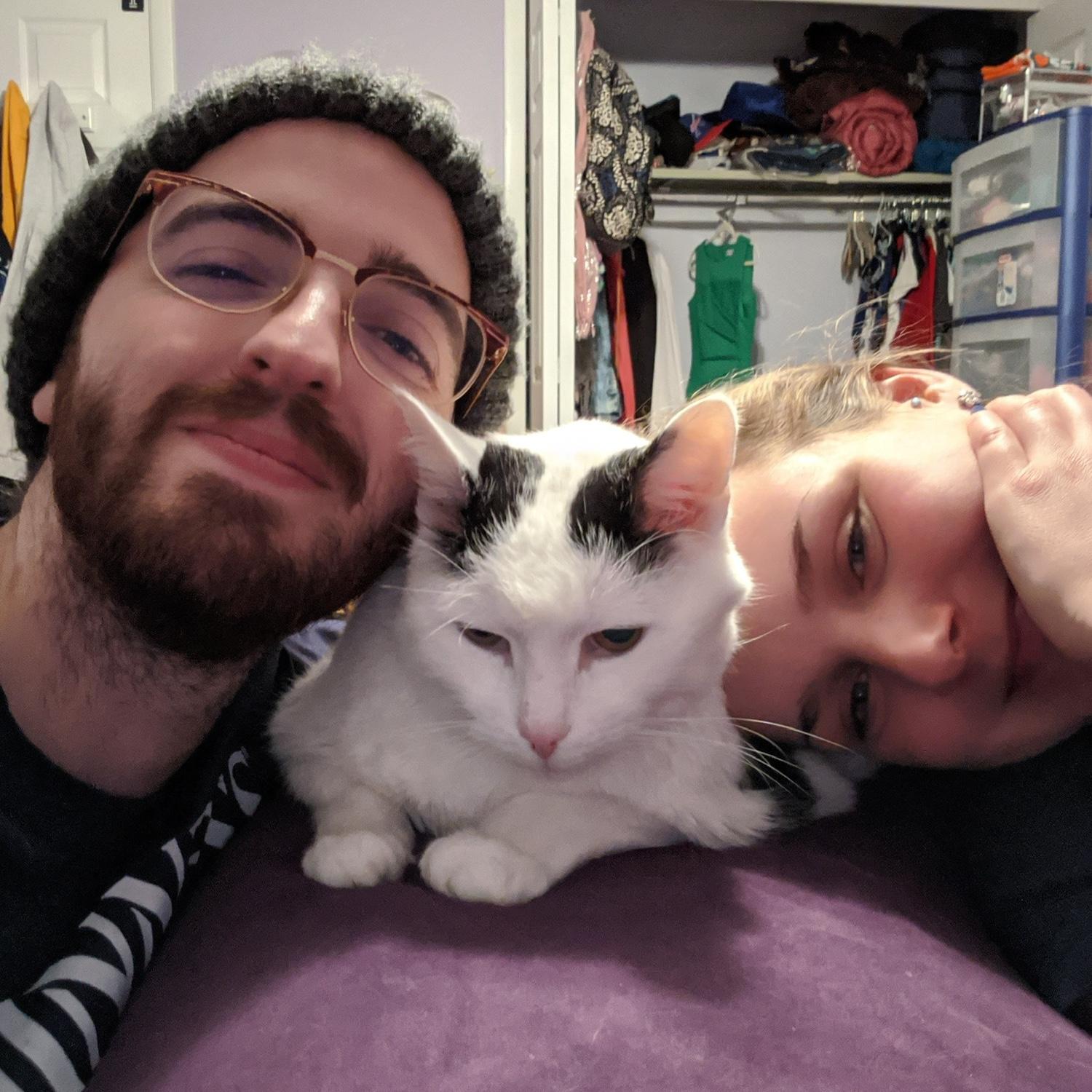 With the best cat ever, Max ❤️