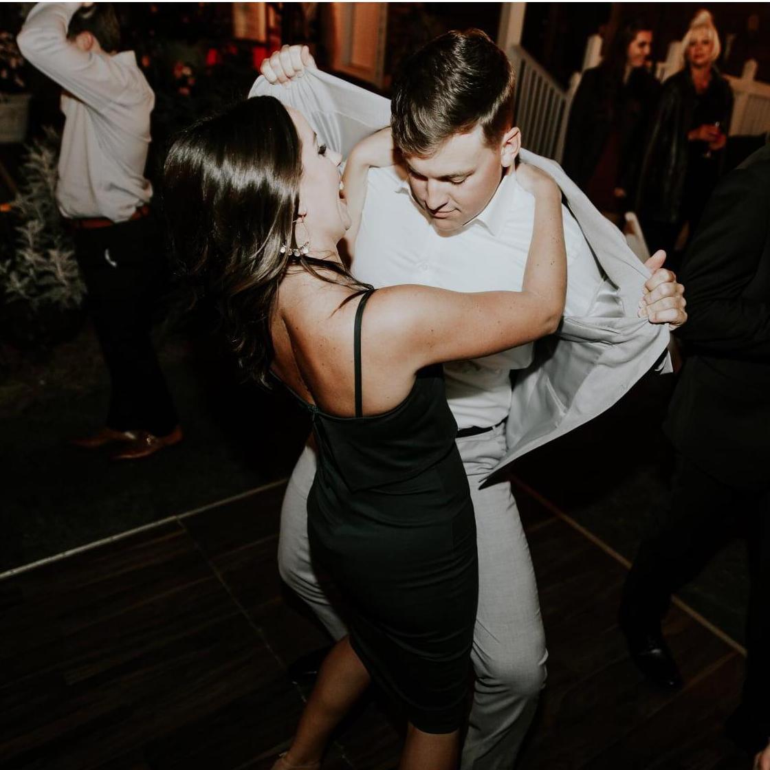 What you can expect to see on the dance floor at the wedding....Matt loves to dance!
