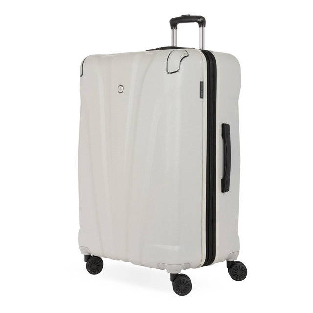 SWISSGEAR Cascade Hardside Large Checked Spinner Suitcase - Sustained Gray