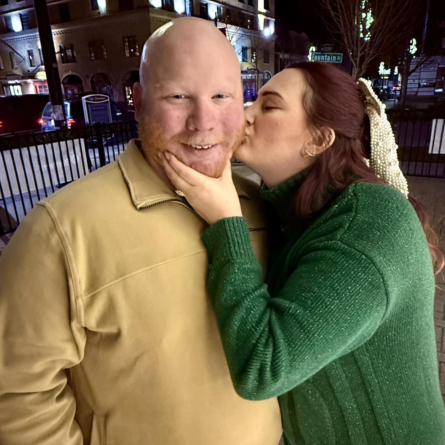 The night we got engaged!