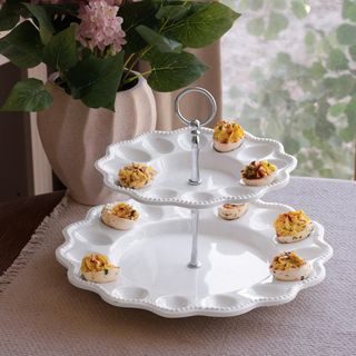 VIDA Alegria 2-Tiered Melamine Egg Server