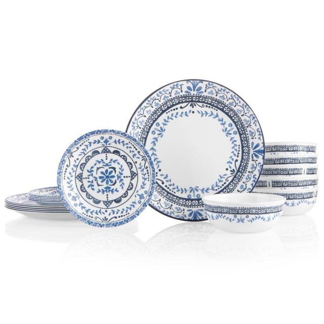 Corelle® Portofino 18-piece Dinnerware Set, Service for 6