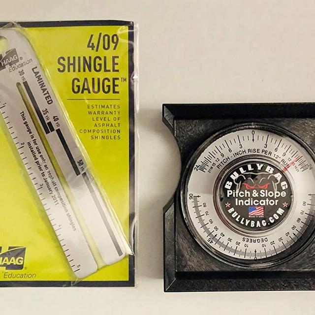 Haag 4/09 Shingle Gauge & Johnson Pitch 750 Gauge