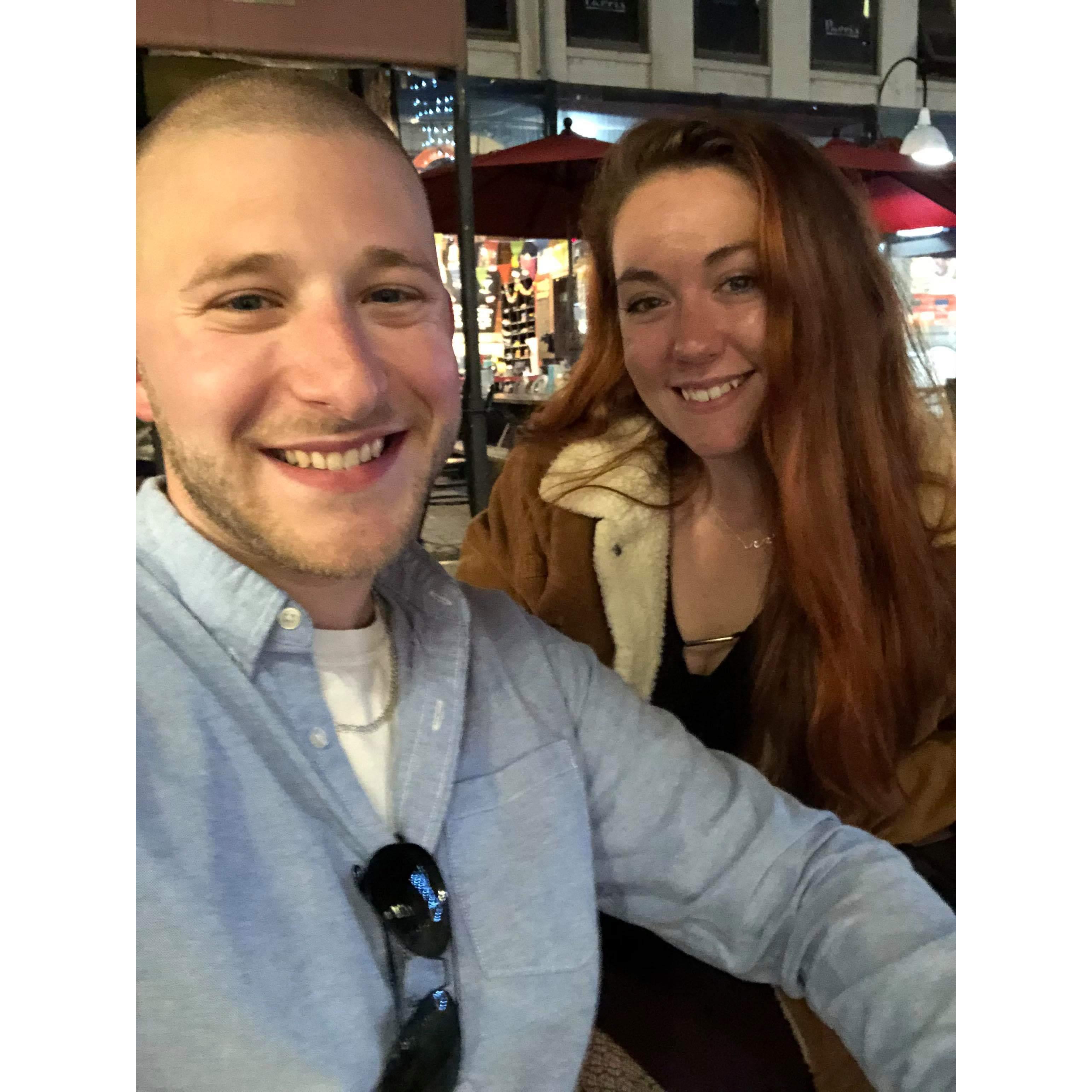 Our first date