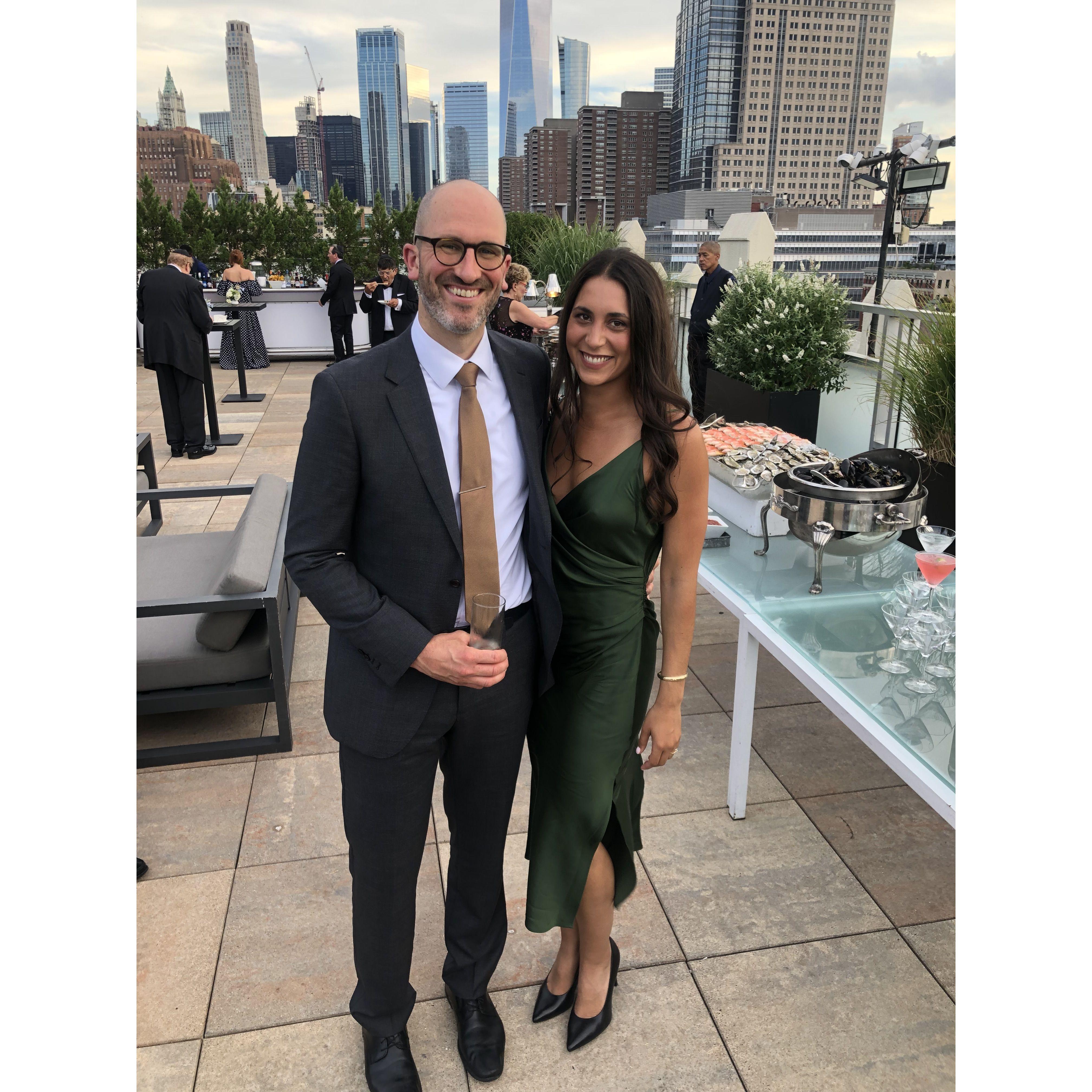 At a friend's wedding in New York