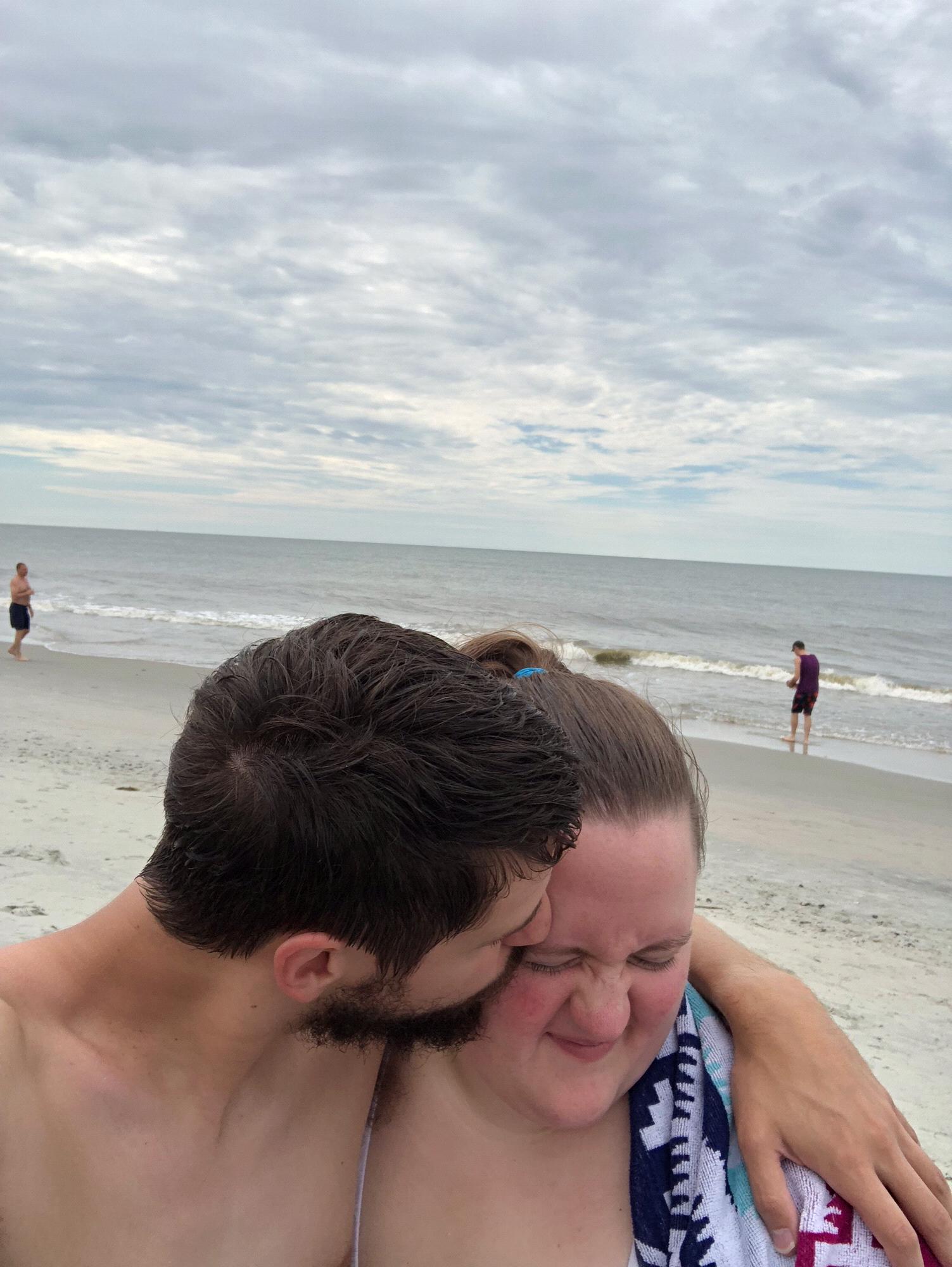 Daniel and my mom share the same birthday, and we all went to Charleston for their last one. He has cooties...