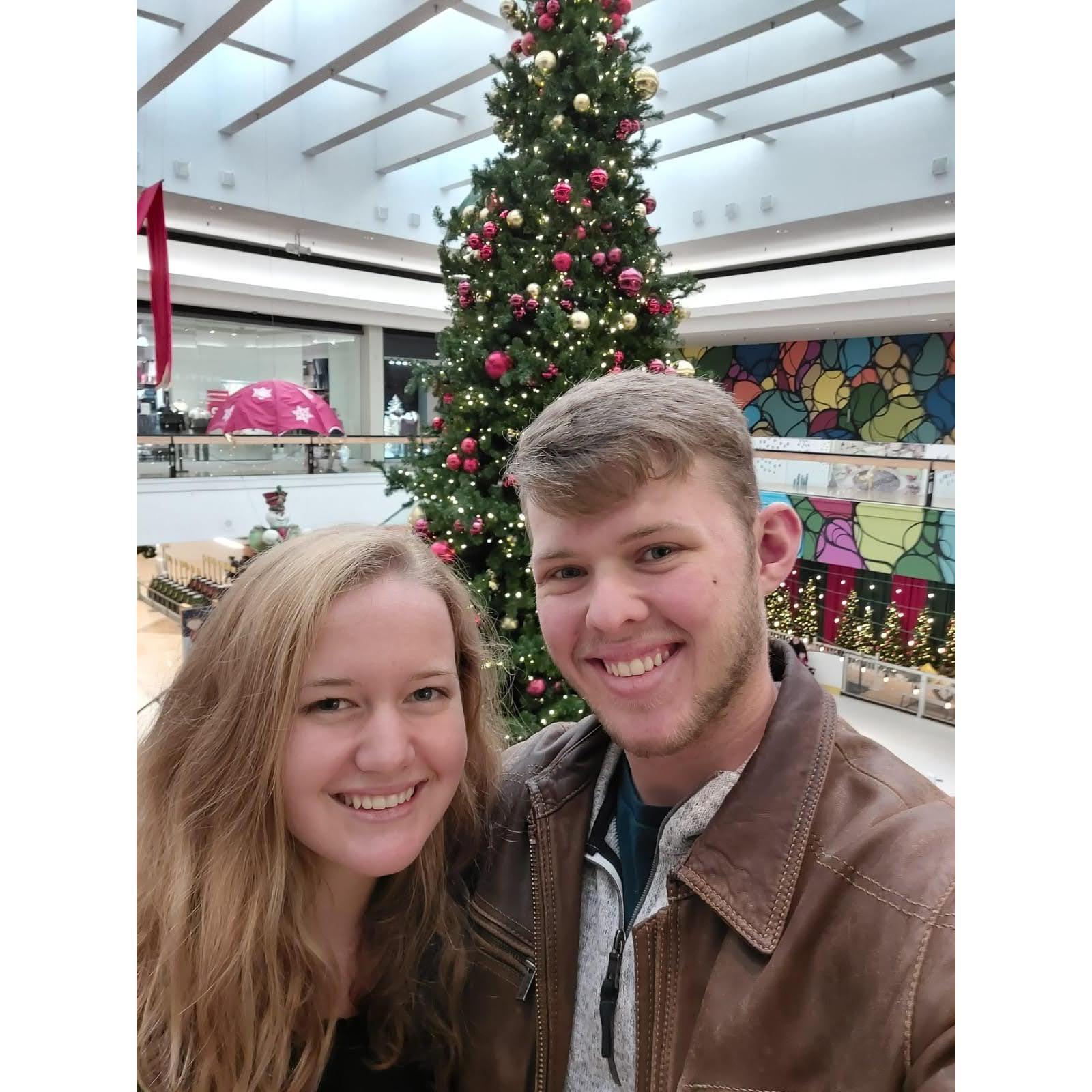 Technically our 1st date! (7 months after we started dating long distance!), Wheaton, December 2020
