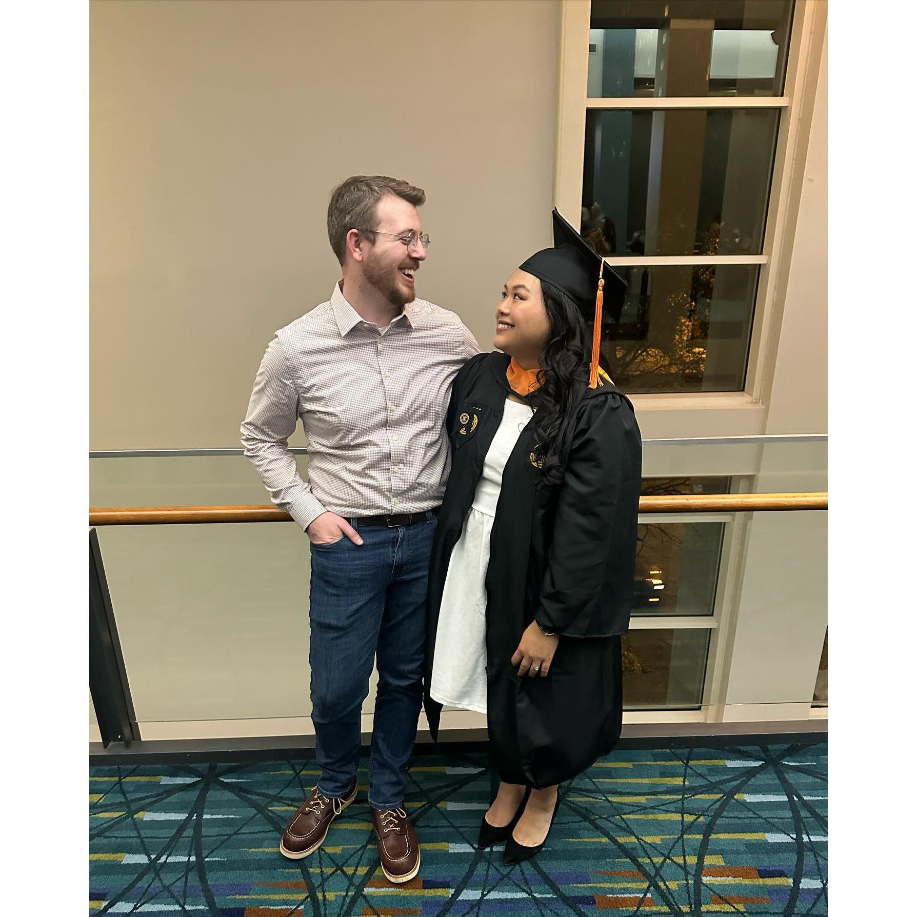 One of our biggest sighs of relief. After 18 months of long distance while Nhi was in nursing school, we were finally done with long distance FOREVER!
