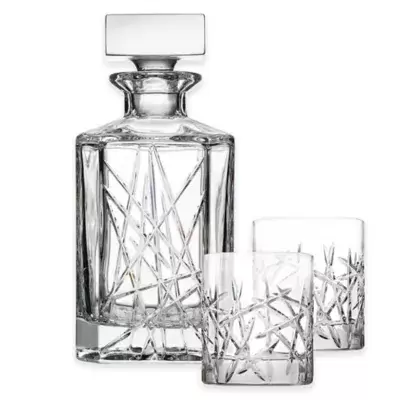 Top Shelf Graffiti 3-Piece Decanter Set