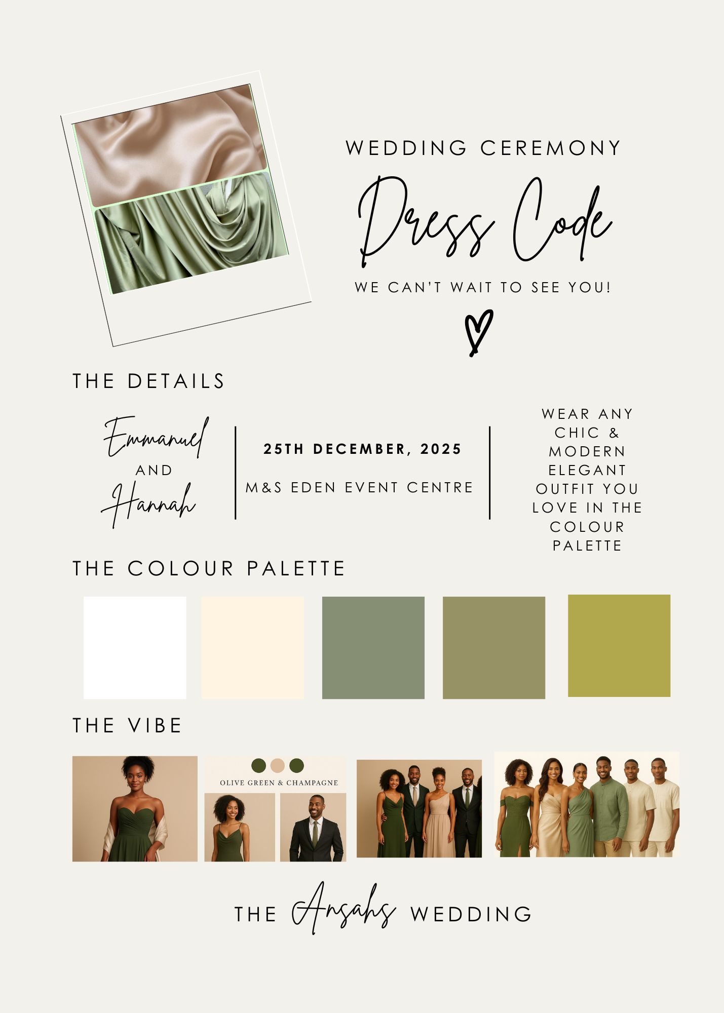 The Wedding Website of Emmanuel Kwamena Ewusi Ansah and Hannah Ekua Sekyiwaa Anaman