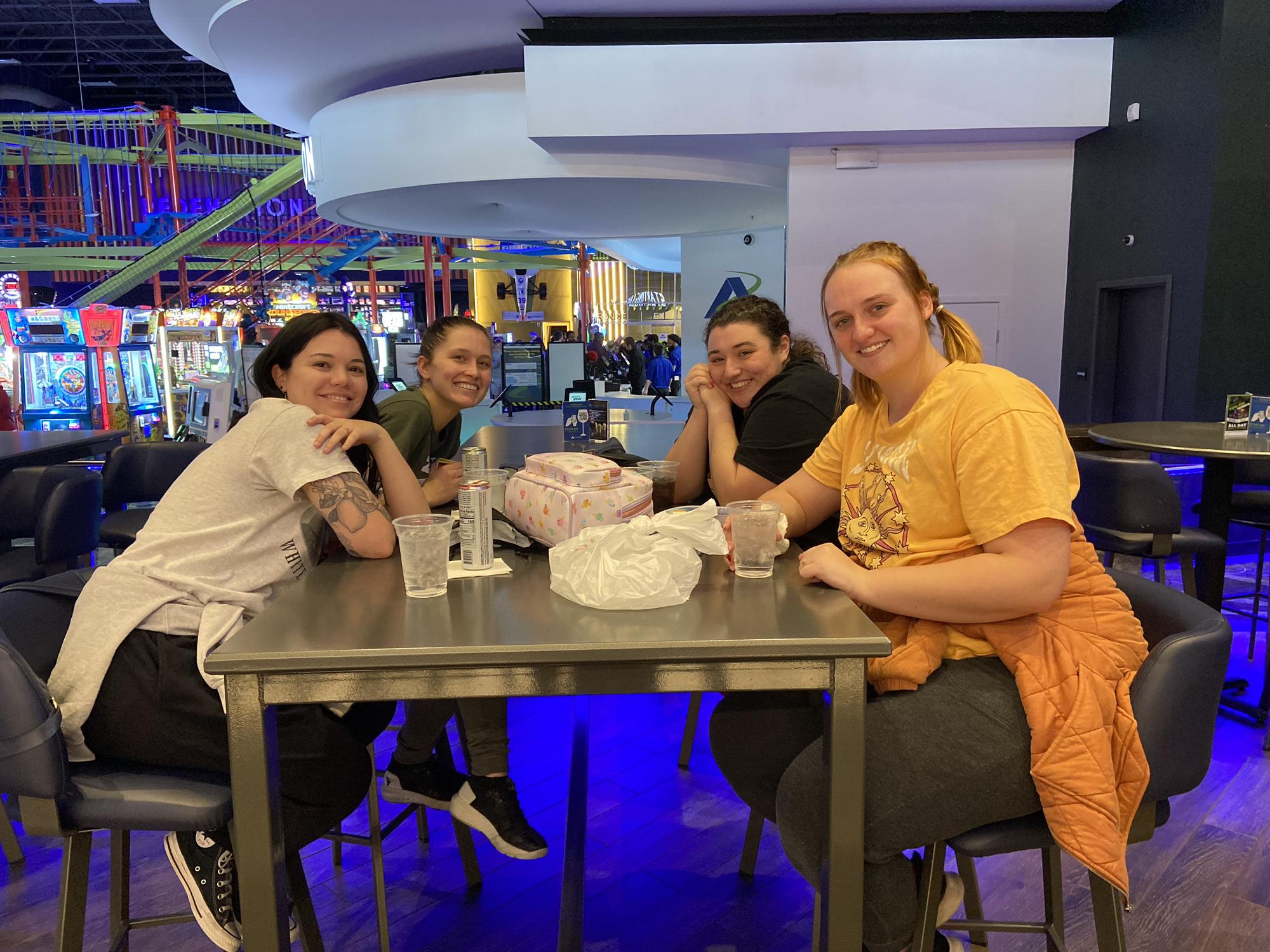 Kara, Bailey, Lolo, and Jess in 2021