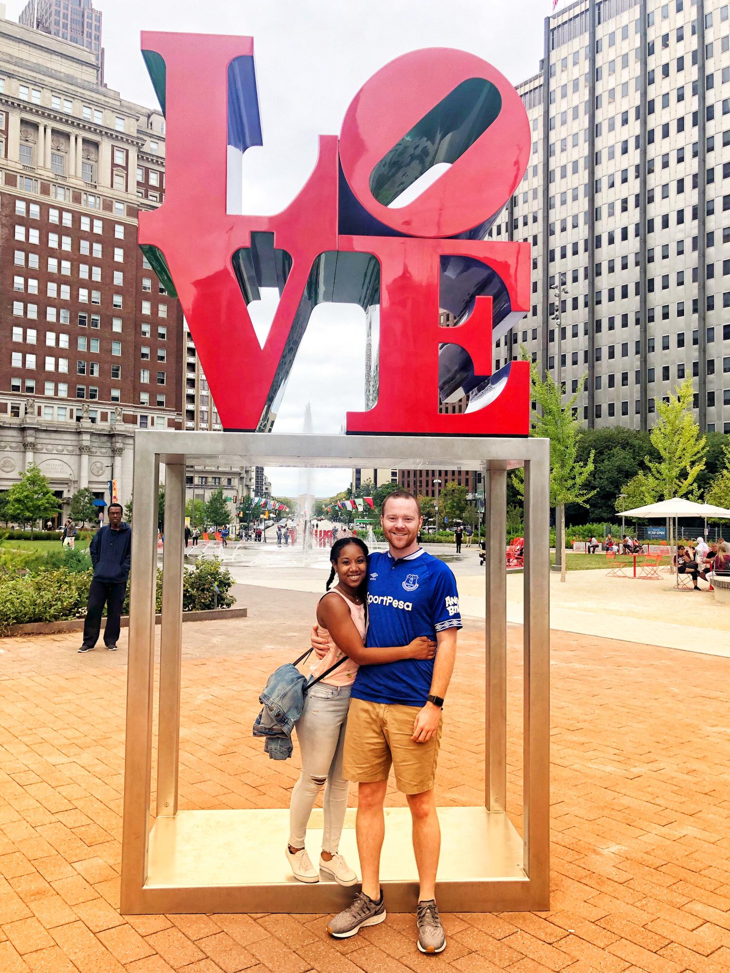 Love Park in Philadelphia