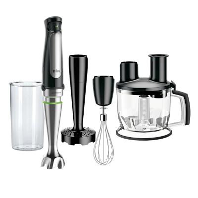 Braun MultiQuick Immersion Hand Blender with Food Processor, Whisk, Beater & Masher