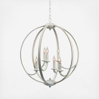 Large Opal Chandelier