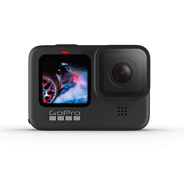 GoPro HERO9 Black - Waterproof Action Camera with Front LCD and Touch Rear Screens, 5K Ultra HD Video, 20MP Photos, 1080p Live Streaming, Webcam, Stabilization