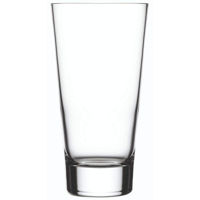 Moda Nude 13 oz Highball Glass - Crystal - 3" x 3" x 6" - 6 count box - Restaurantware, Clear (RWG0071)