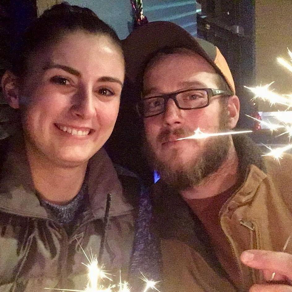 Our first New Year's together.