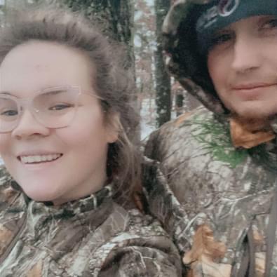The very 1st time i have ever been hunting!
(Didn’t seem to care for it) but Cody on the other hand this is his favorite thing todo.