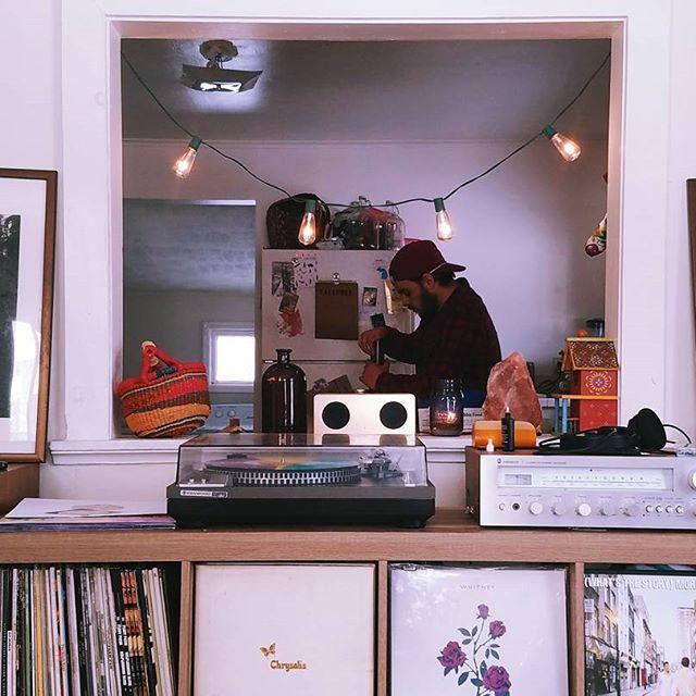 February 4th, 2017:
Emilio making coffee for Samantha. ☕