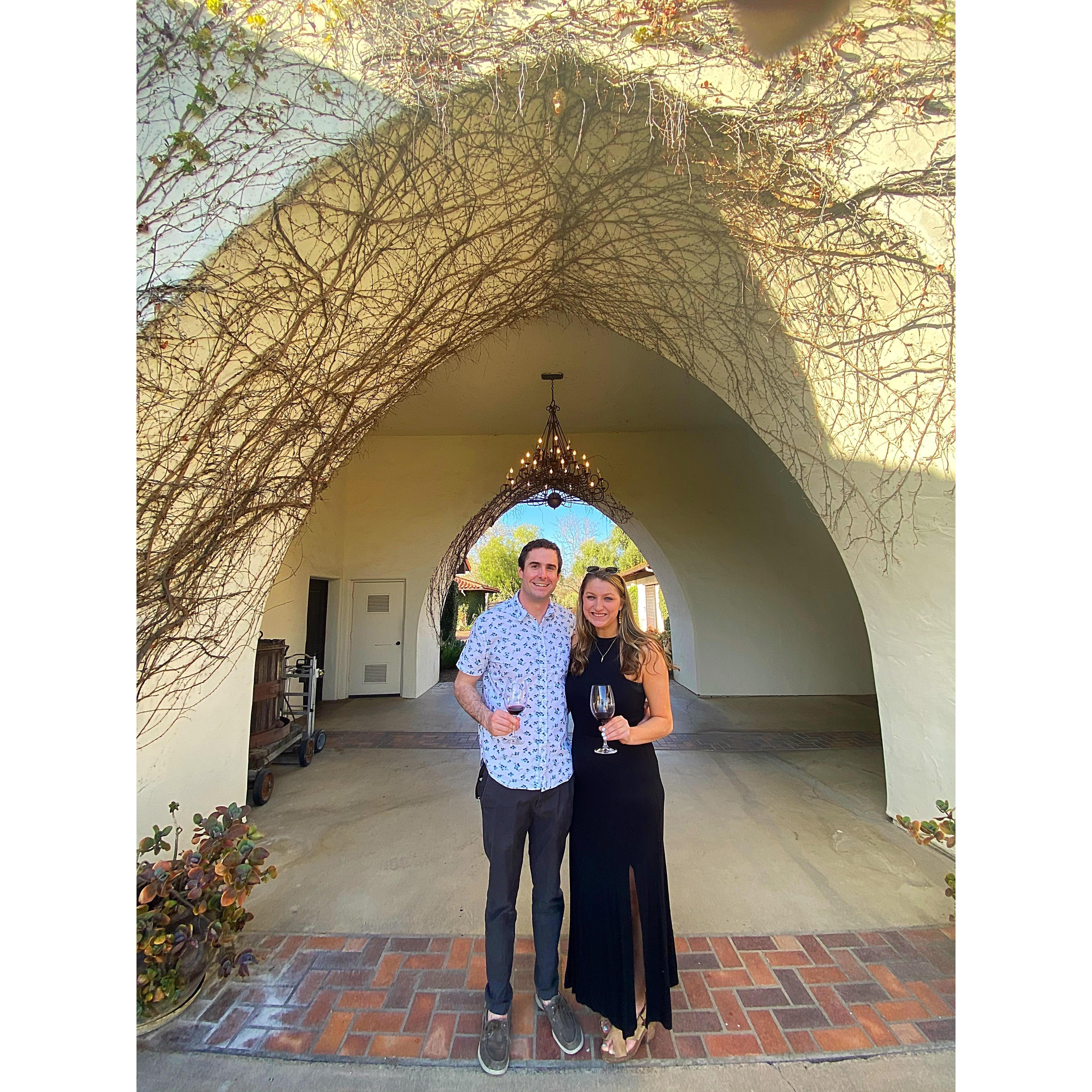 wine tasting  in California