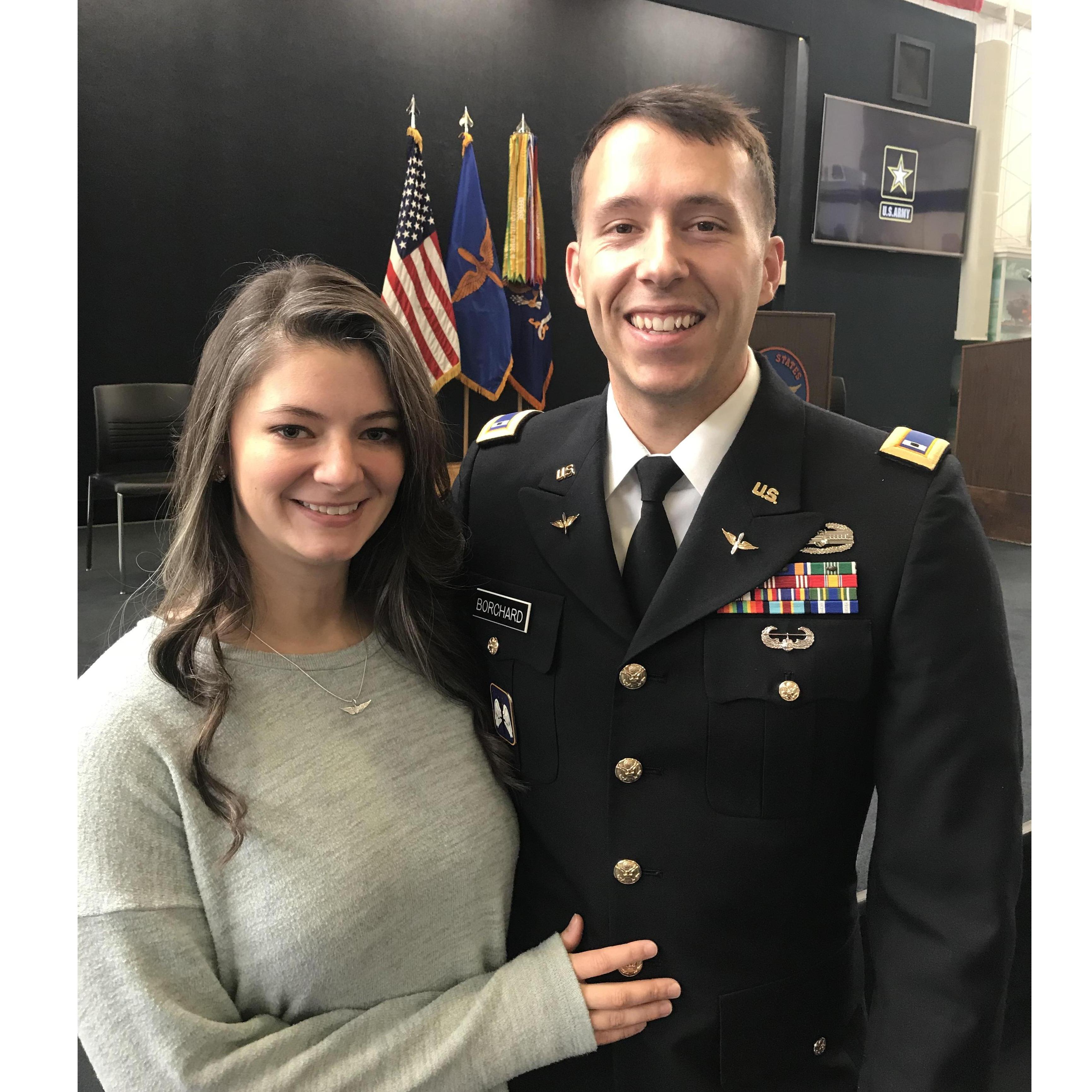 Justin's graduation from flight school.