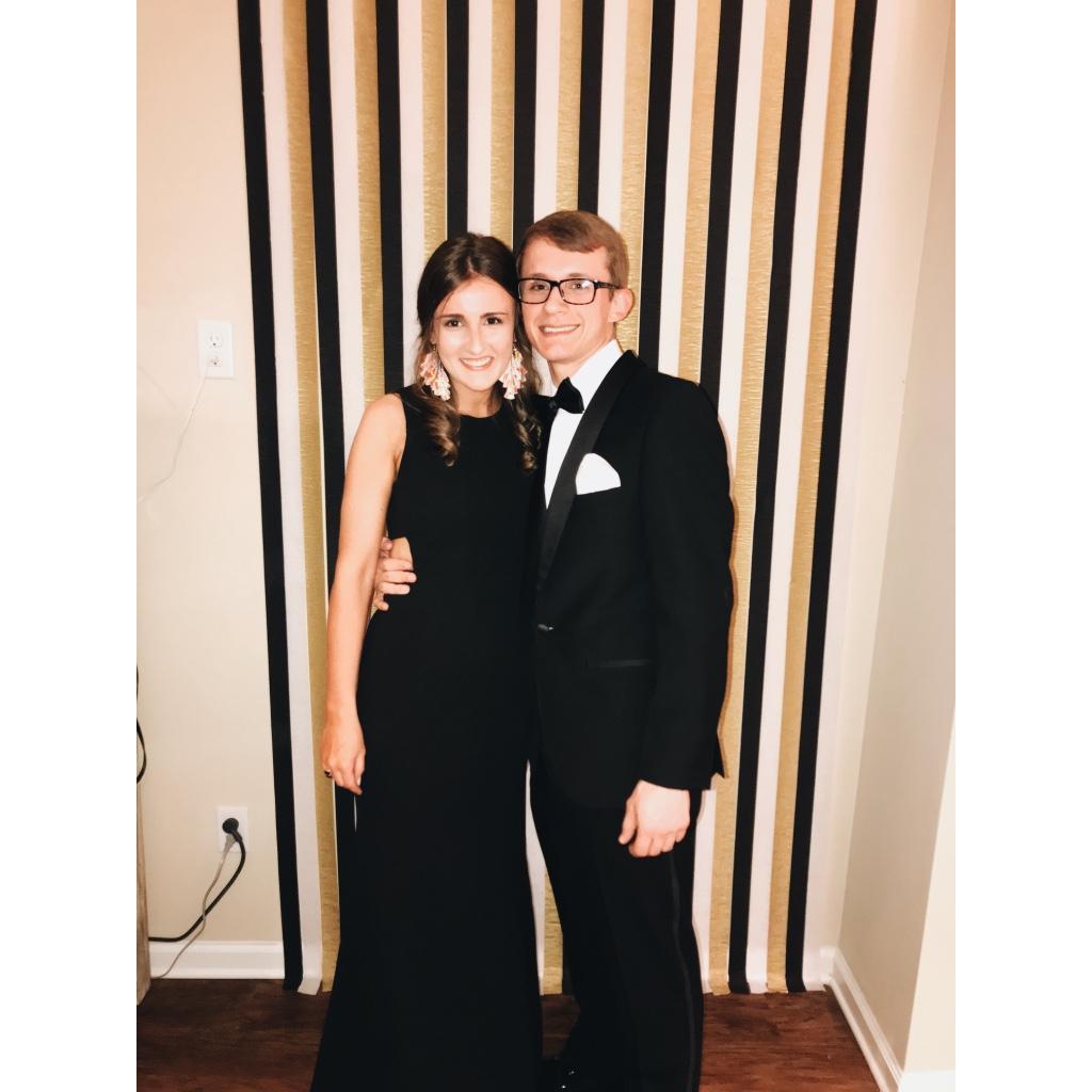 Rose Ball. Our very first date!