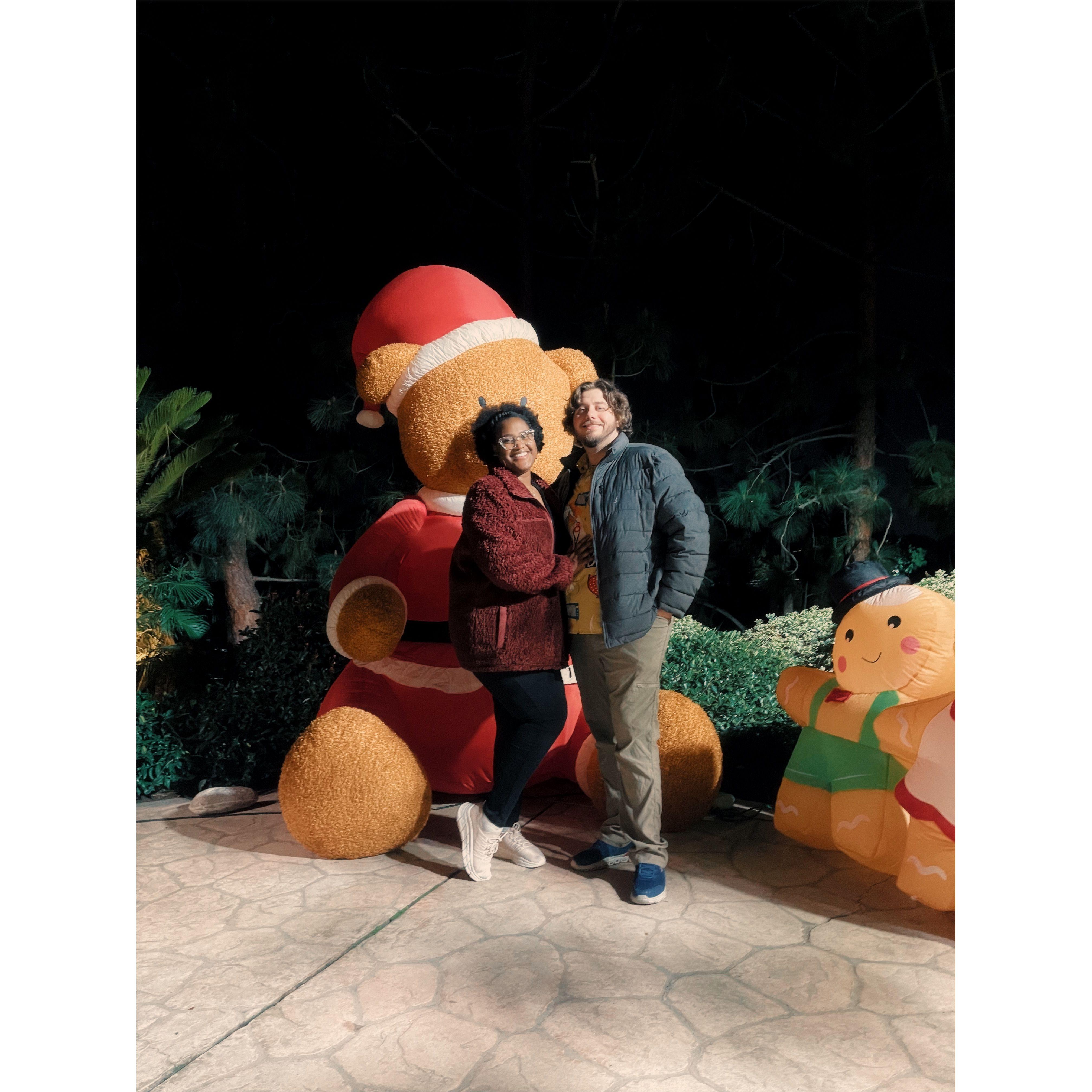 Our first December Nights at Balboa Park together 🥰