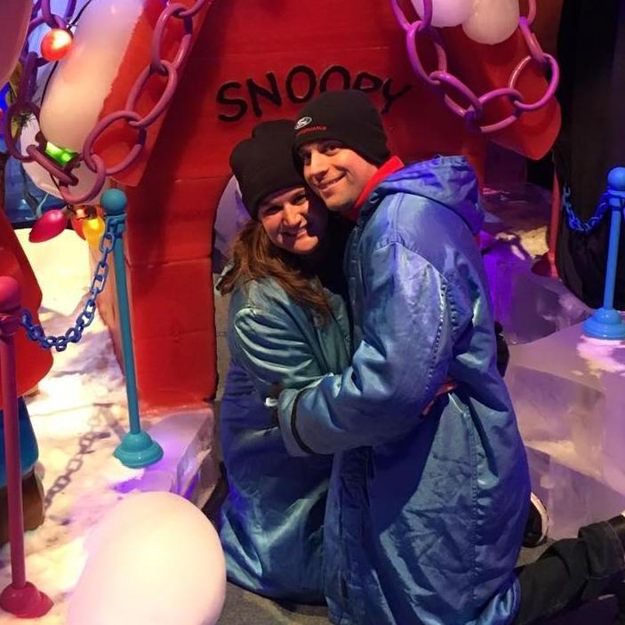 Nick's first time at the ICE! exhibit at Gaylord Palms.