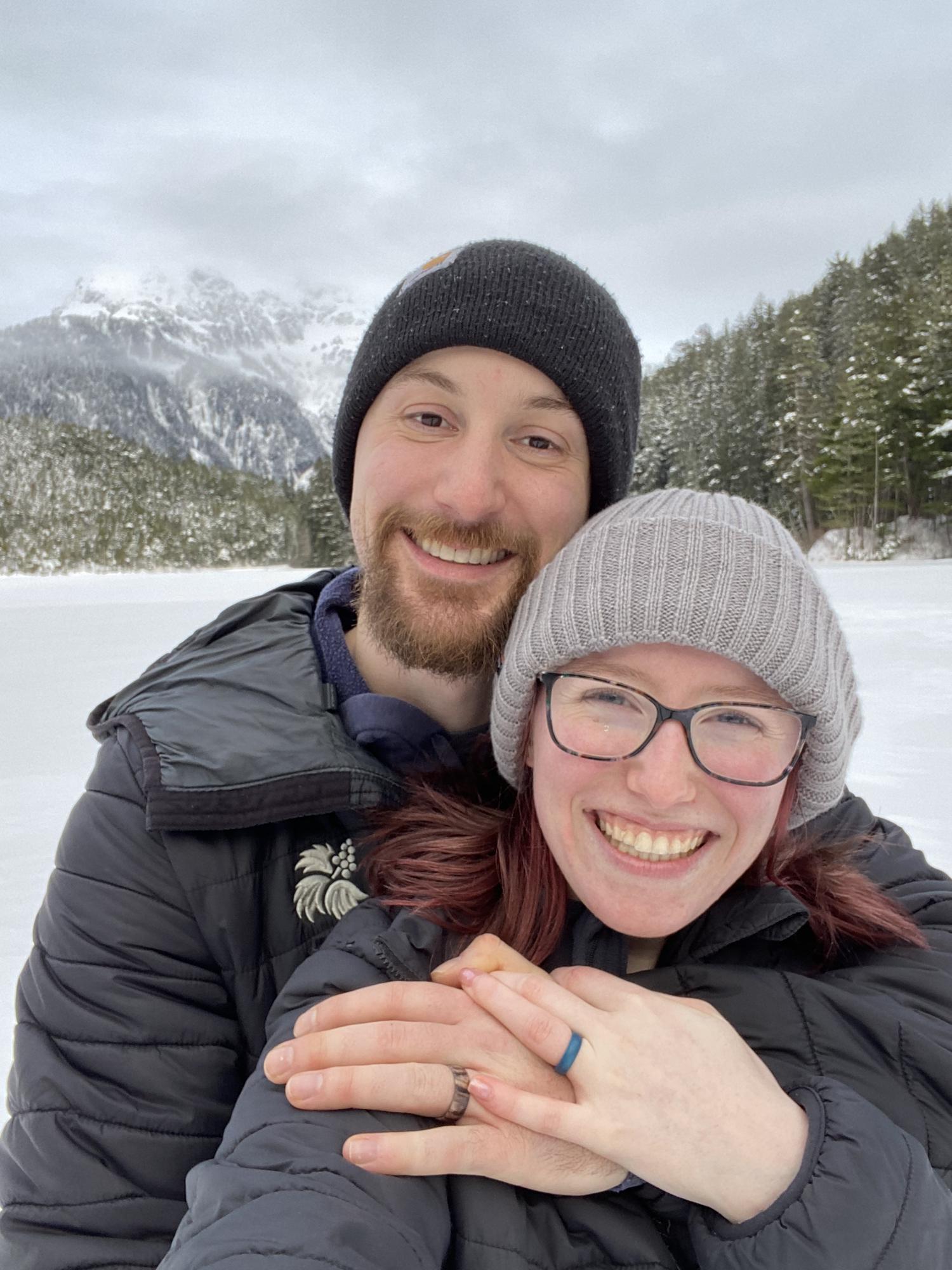 The day we got engaged. December 16th, 2021