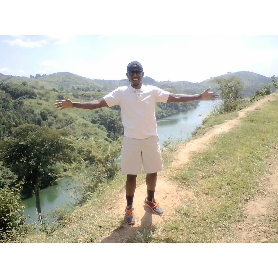 2017! Ernest enjoying his time in Uganda, Fort Portal