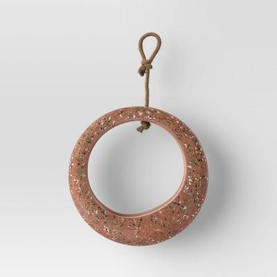 12" Concrete Terrazzo Hanging Planter Burgundy - Project 62&#8482;