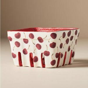 Fruta Stoneware Berry Basket