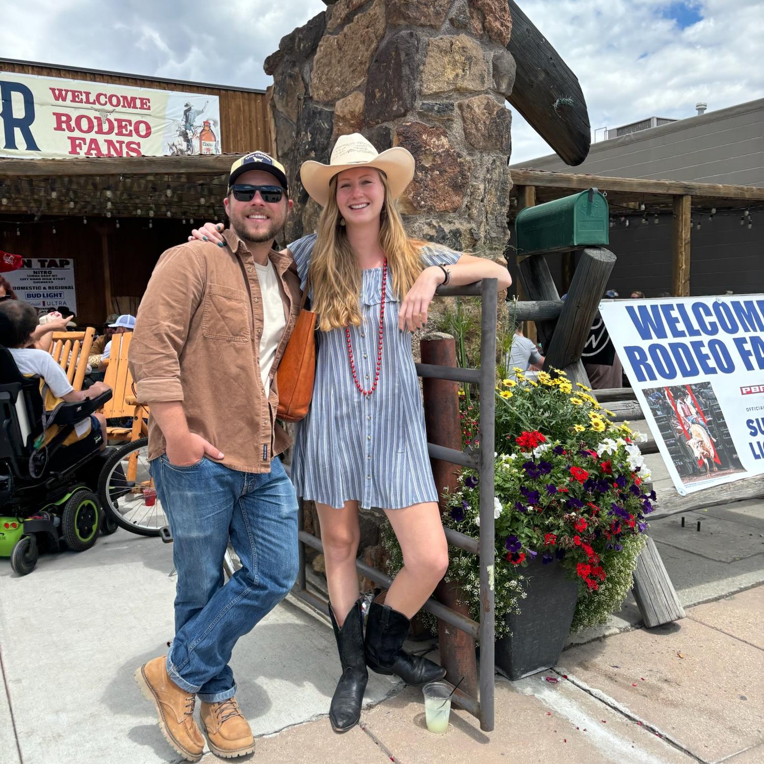 July 4th in Wyoming on the way to Yellowstone with friends.
