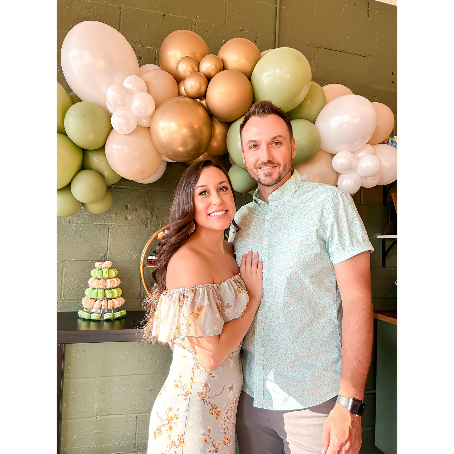 Celebrating our engagement!