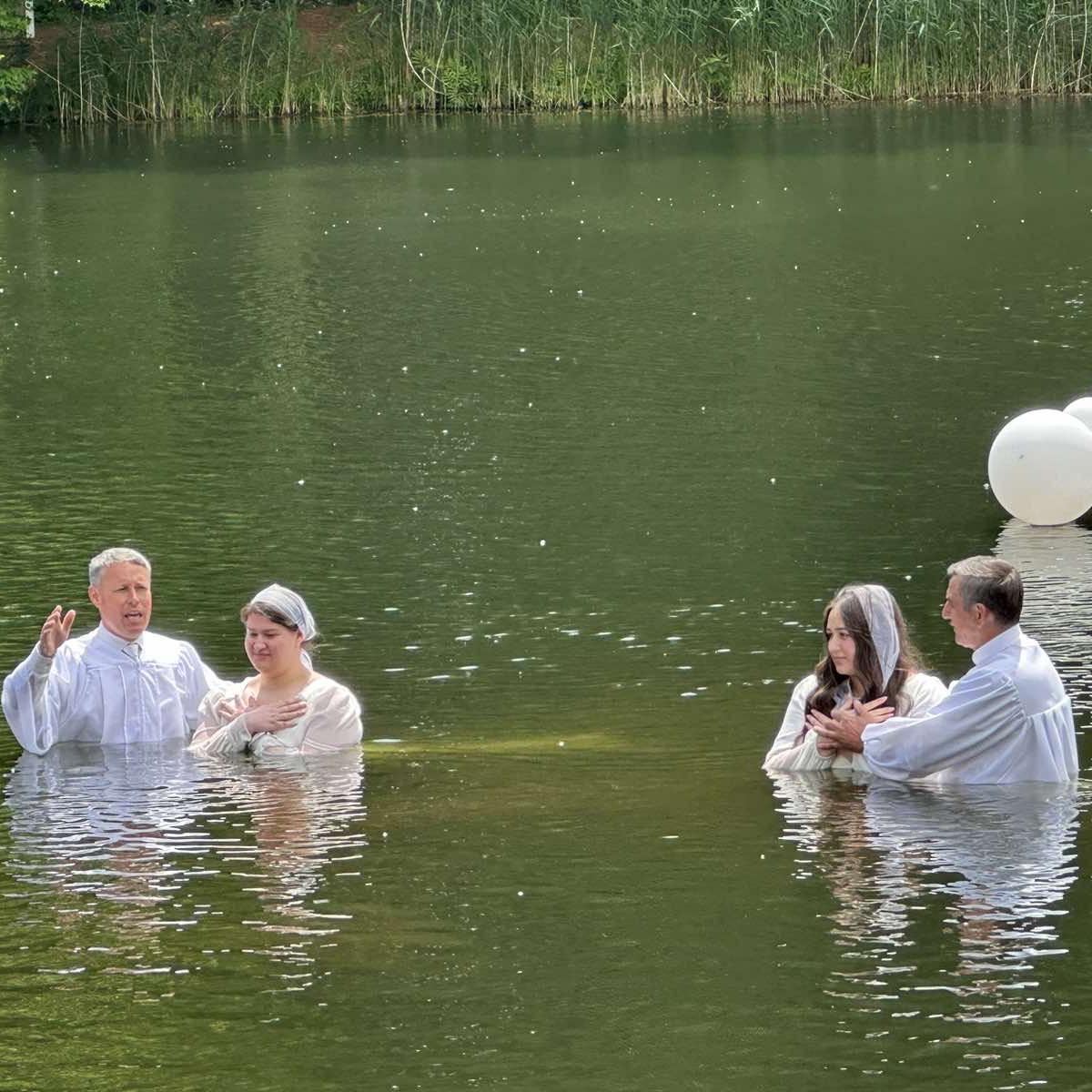 Vika was baptized on June 18th