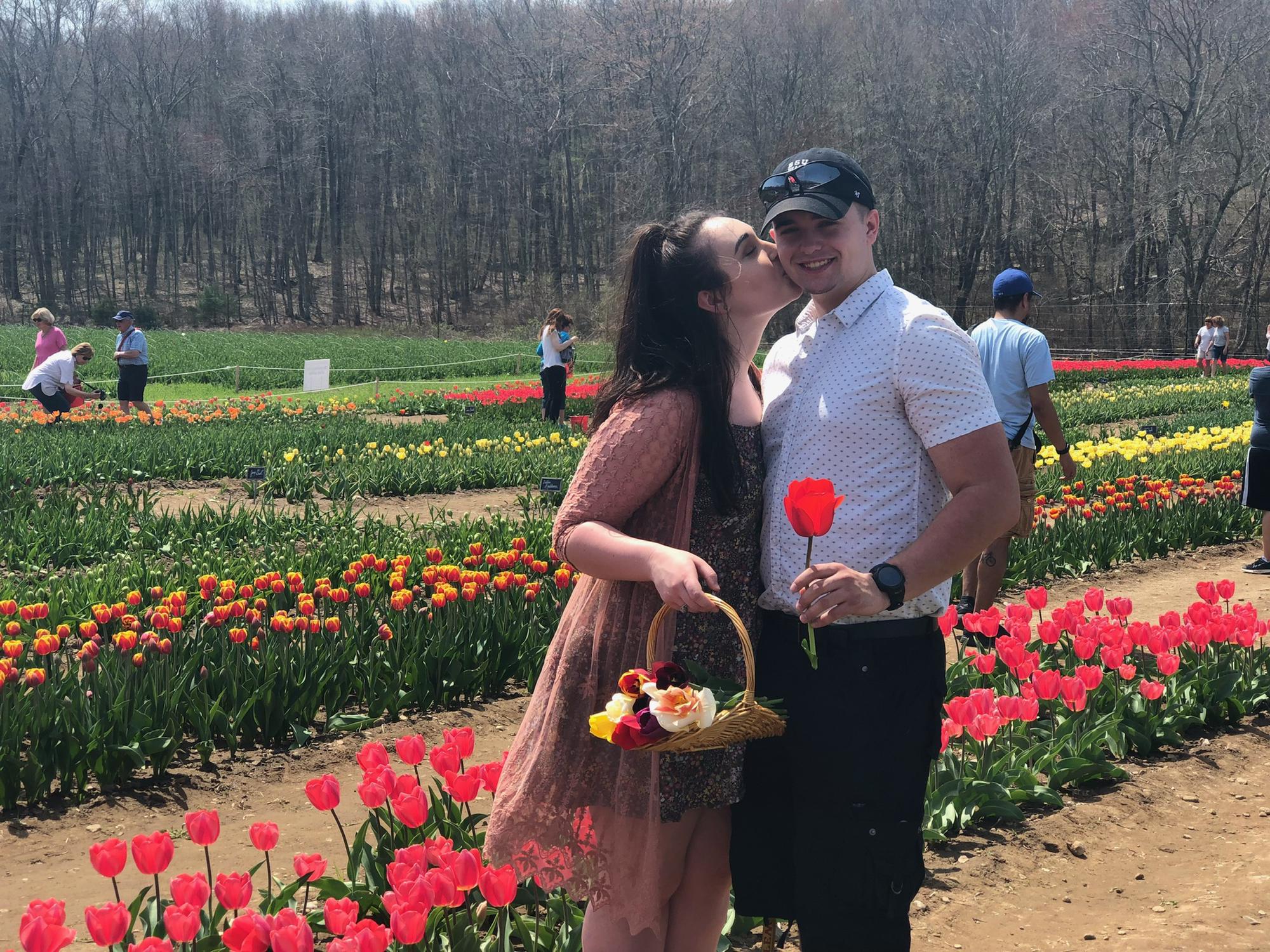 Megan and Aidan’s 6th month dating anniversary! Spring 2018.