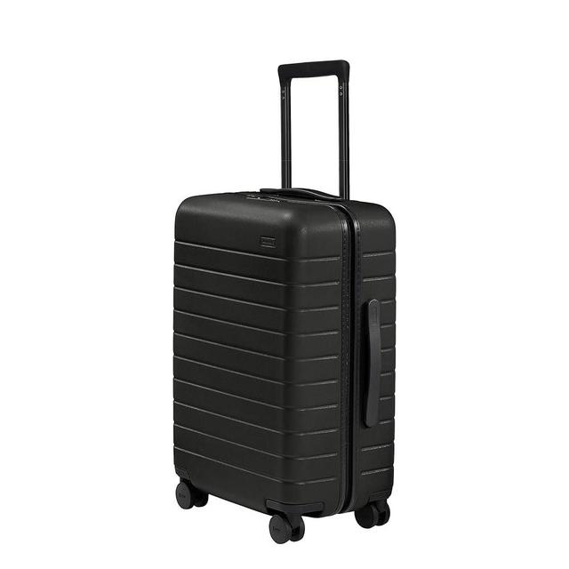 Away Bigger Carry-On Luggage, Lightweight Hardside Large Suitcase with Spinner Wheels, TSA Lock, Airline Approved, Jet Black