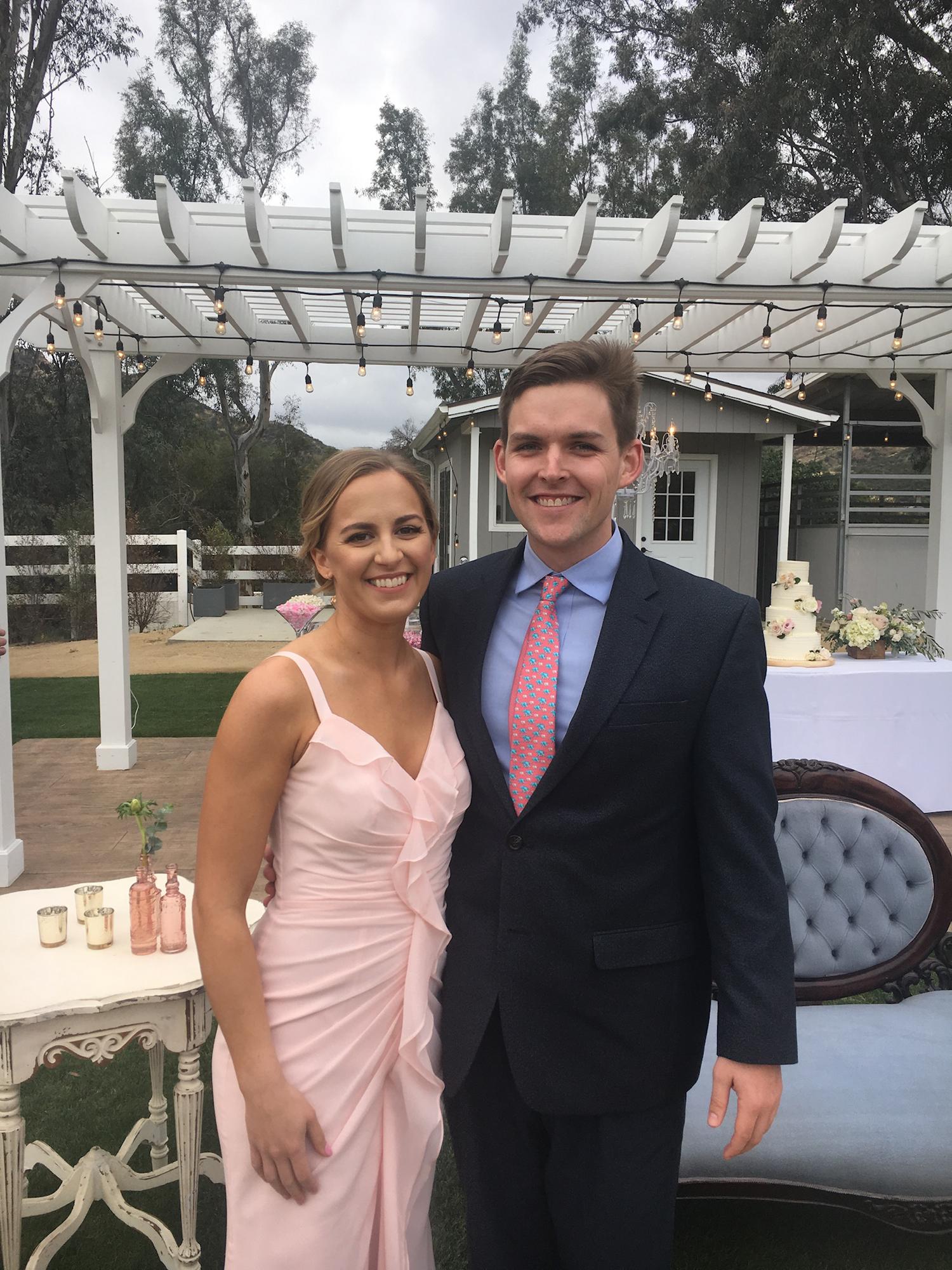 First trip together- to California for a wedding