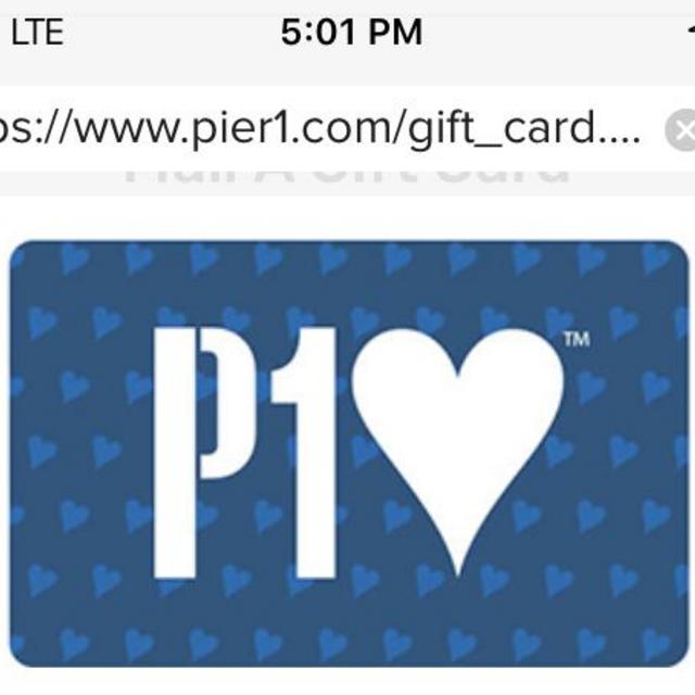 Pier One Gift Card