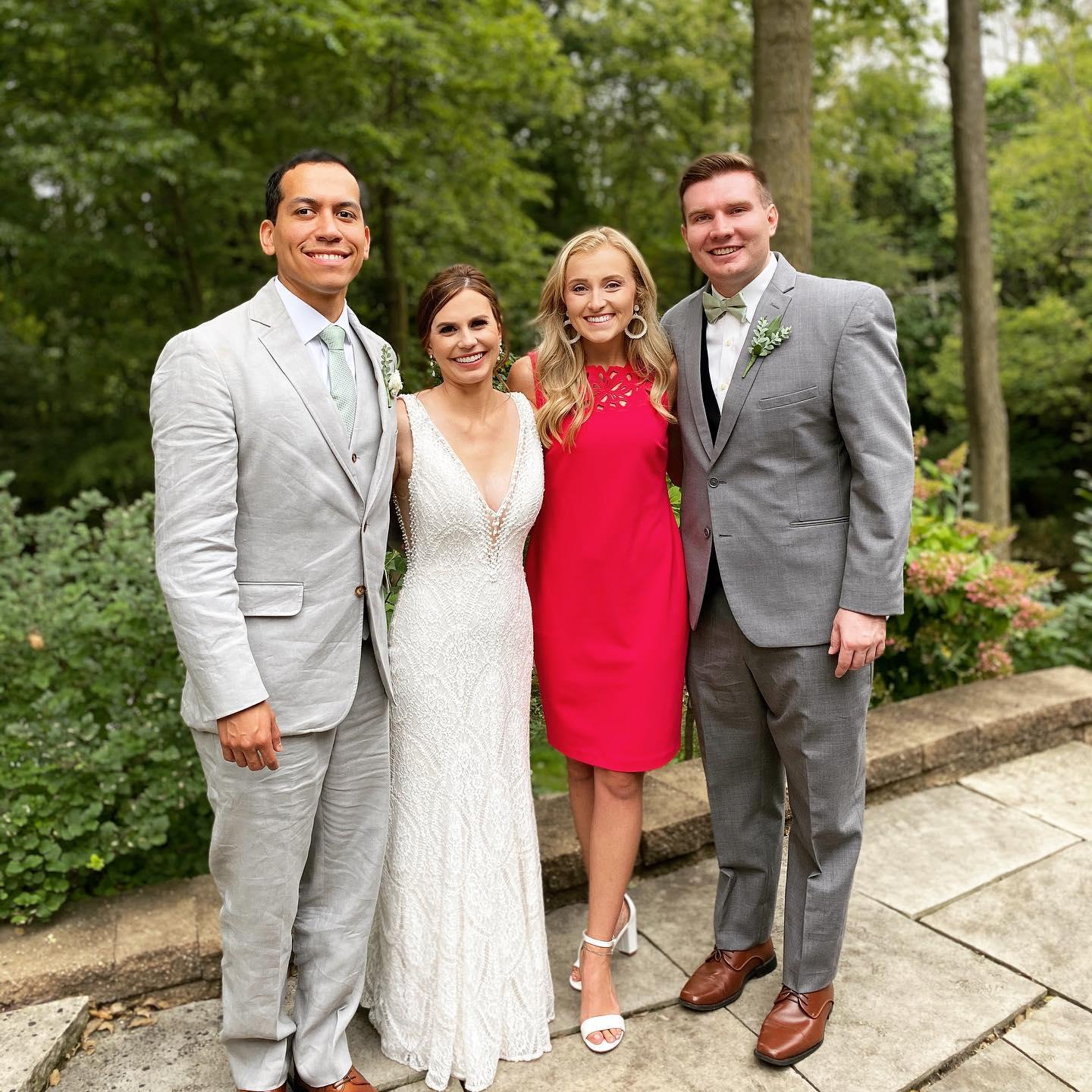 Celebrating Jenny and Alvaro on their big day! 