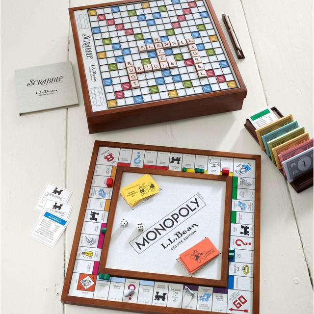 L.L.Bean Deluxe Scrabble/Monopoly