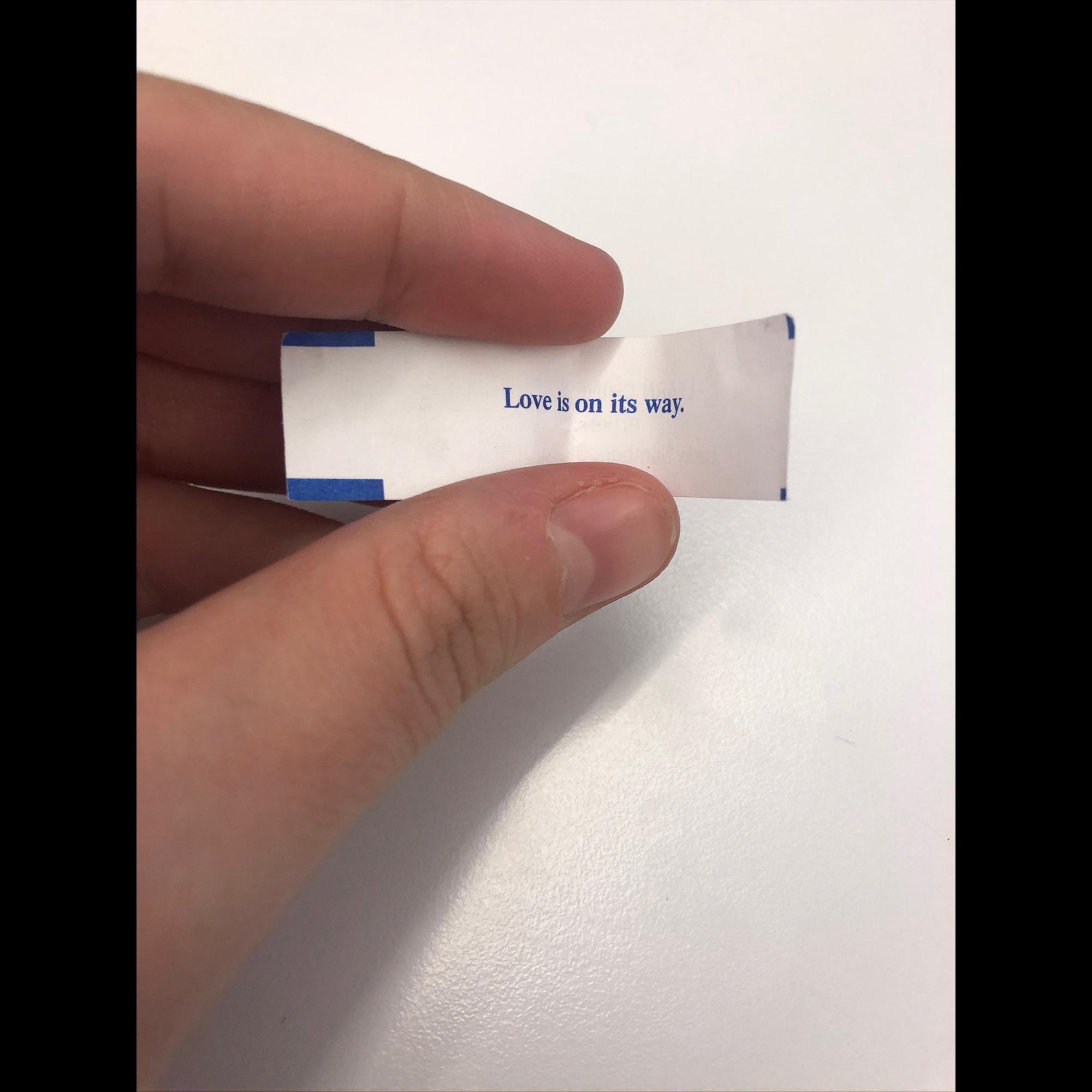 Fortune cookie on a date @ Low Res Bar, Nighthawk Cinema, Williamsburg