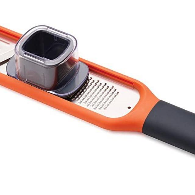 Joseph Joseph 20048 Handi-Grate 2-in-1 Grater & Slicer, Orange