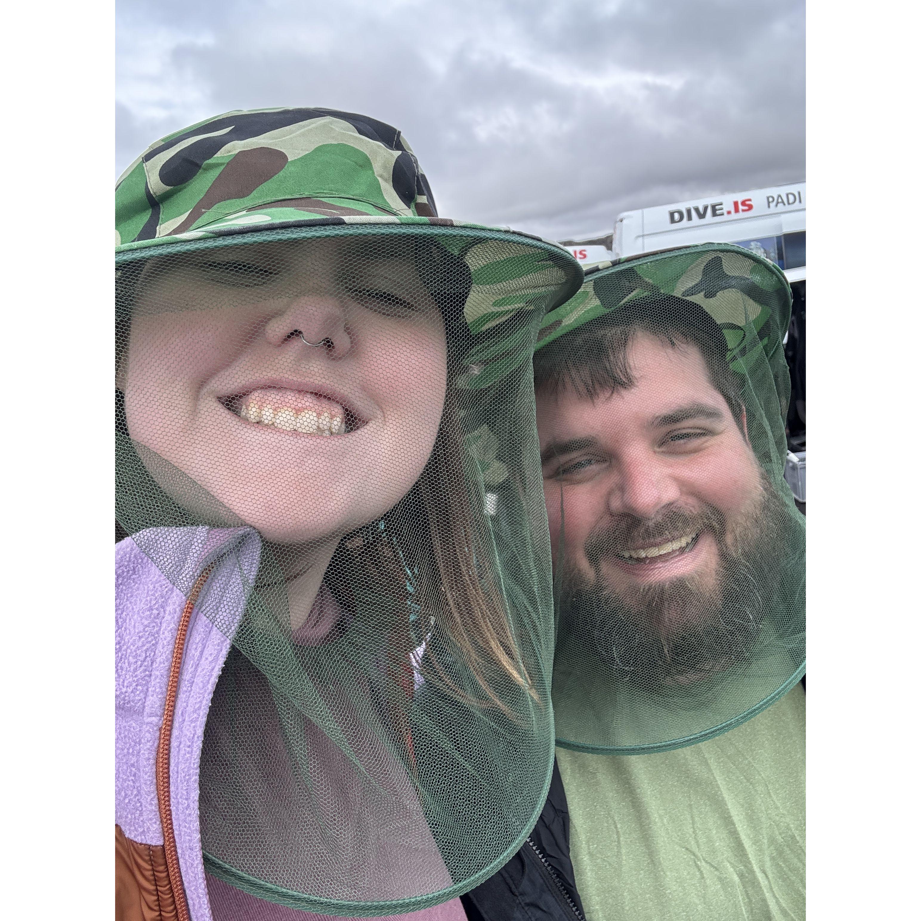 The bugs in Iceland required special gear