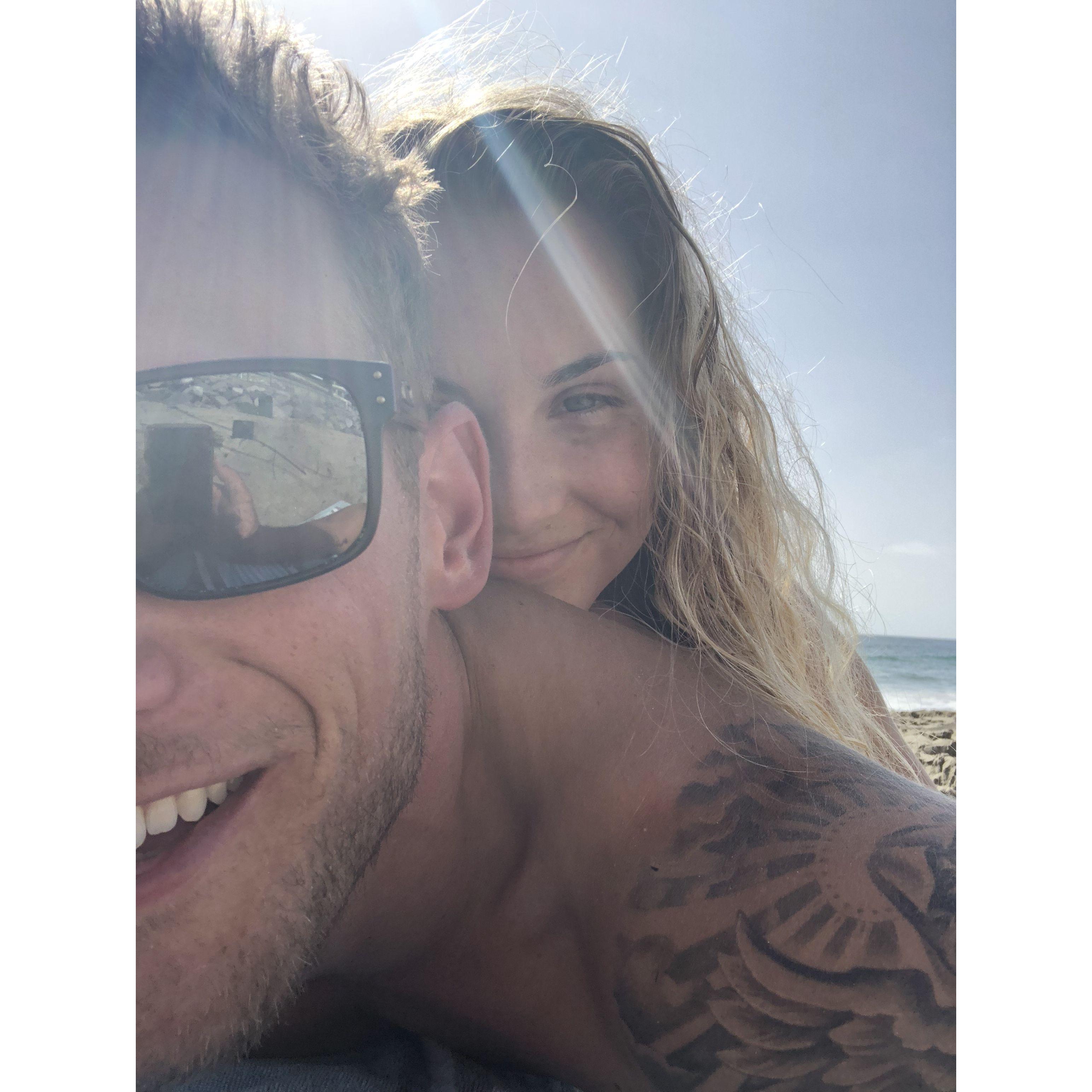 Our first picture together - we were at the beach! 9.20.18